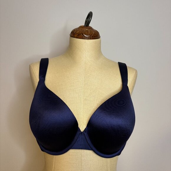 SOMA Enhancing Shape Full Coverage Bra, 38D
Navy Blue, excellent condition - Picture 2 of 12